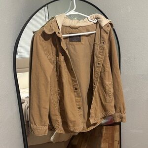 Natural Reflections Brown Corduroy Utility Jacket